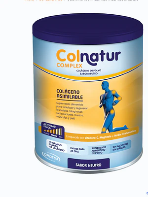 Colnatur Complex Colágeno asimilable Polvo 330 g.