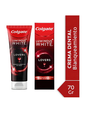 Pasta dental Colgate Luminous white Lovers Vino 70 g.