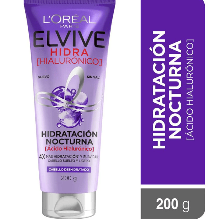 Elvive Hidratación nocturna 200 ml. L'oréal 1