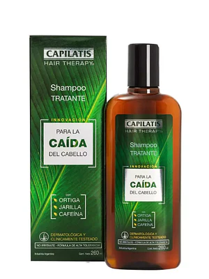 Capilatis Shampoo Anticaída Ortiga Jarilla Cafeína 260 ml.