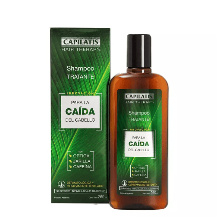 Capilatis Shampoo anticaída Ortiga Jarilla Cafeína 260 ml. 1