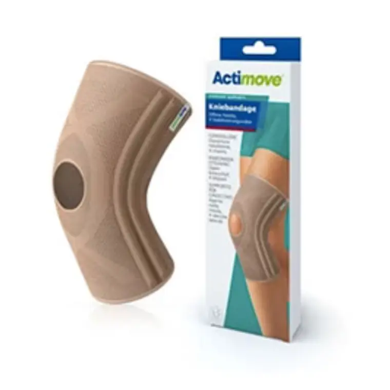 Actimove Soporte de rodilla Rótula abierta Talla M Beige. 1