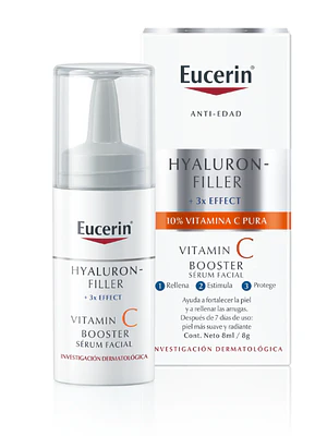 Eucerin Anti-edad Hyaluron-filler 3x effect Vitamina C Booster sérum facial 8 ml.