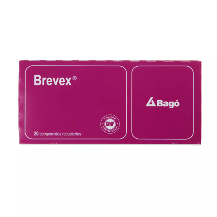 Brevex Clorzoxazona Paracetamol  550 mg 20 Comprimidos recubiertos. 1