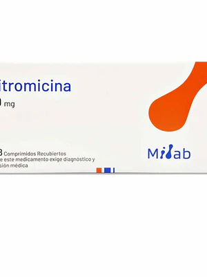 Eritromicina 500 mg 8 Comprimidos recubiertos. Mintlab