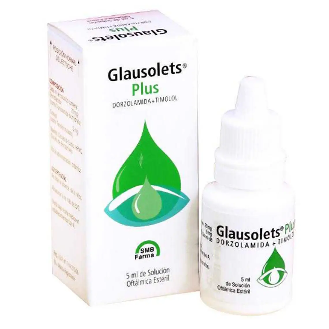 Glausolets Plus Dorzolamida, Timolol Solución oftálmica 5 ml. 1