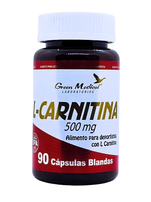 L-Carnitina 90 Cápsulas blandas. Green Medical