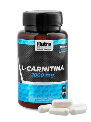 L-Carnitina 1000 mg 90 Cápsulas. Nutra Pharm