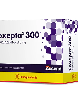 Coxepta (B) Oxcarbazepina 300 mg 30 Comprimidos recubiertos.