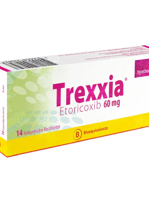 Trexxia (B) Etoricoxib  60 mg 14 Comprimidos recubiertos.