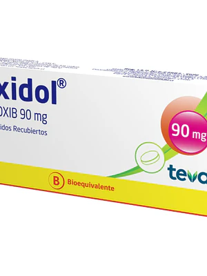 Coxidol (B) Etoricoxib  90 mg 14 Comprimidos recubiertos.