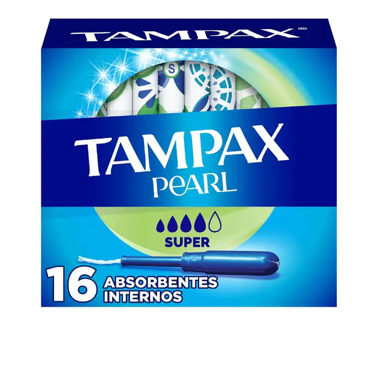 Tampones Tampax Pearl super 16 Unidades. 1