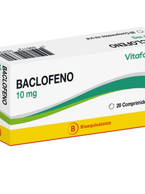Baclofeno (B) 10 mg 20 Comprimidos. Vitafarma