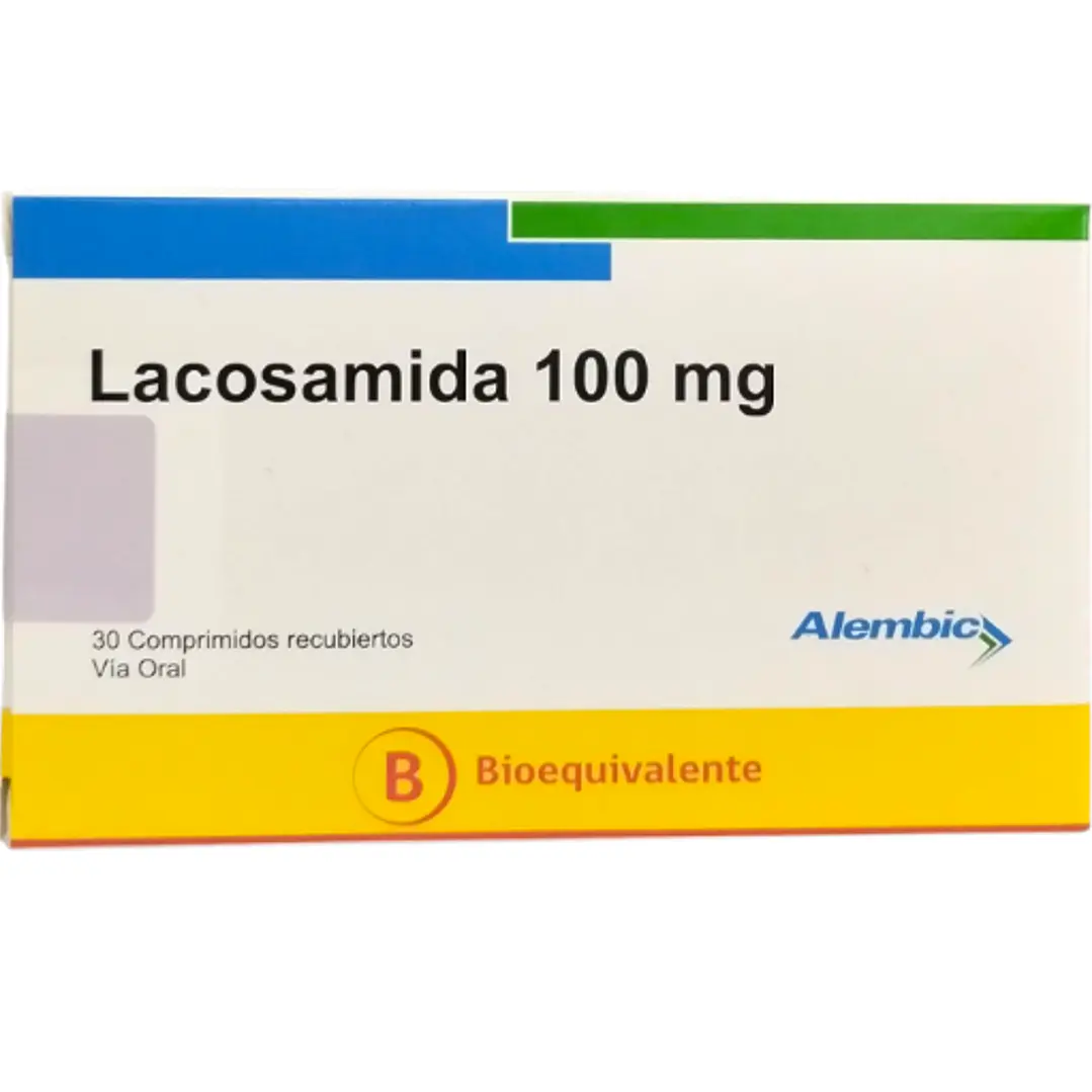 Lacosamida (B) 100 mg 30 Comprimidos recubiertos. Alembic  1