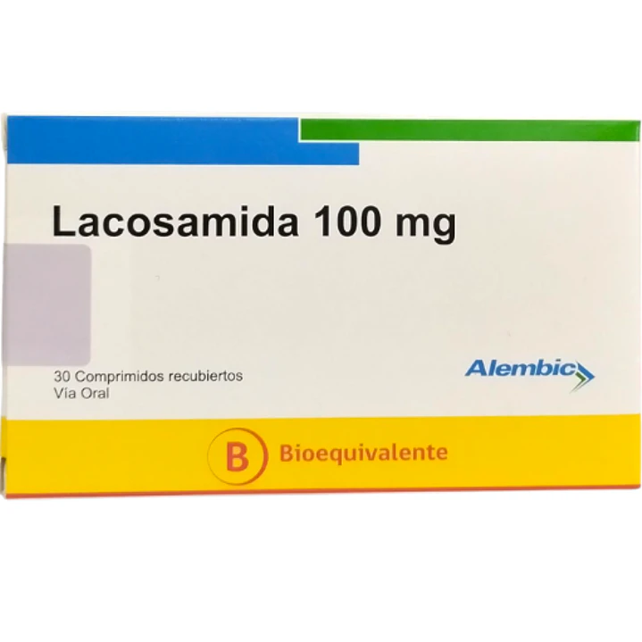 Lacosamida (B) 100 mg 30 Comprimidos recubiertos. Alembic  1
