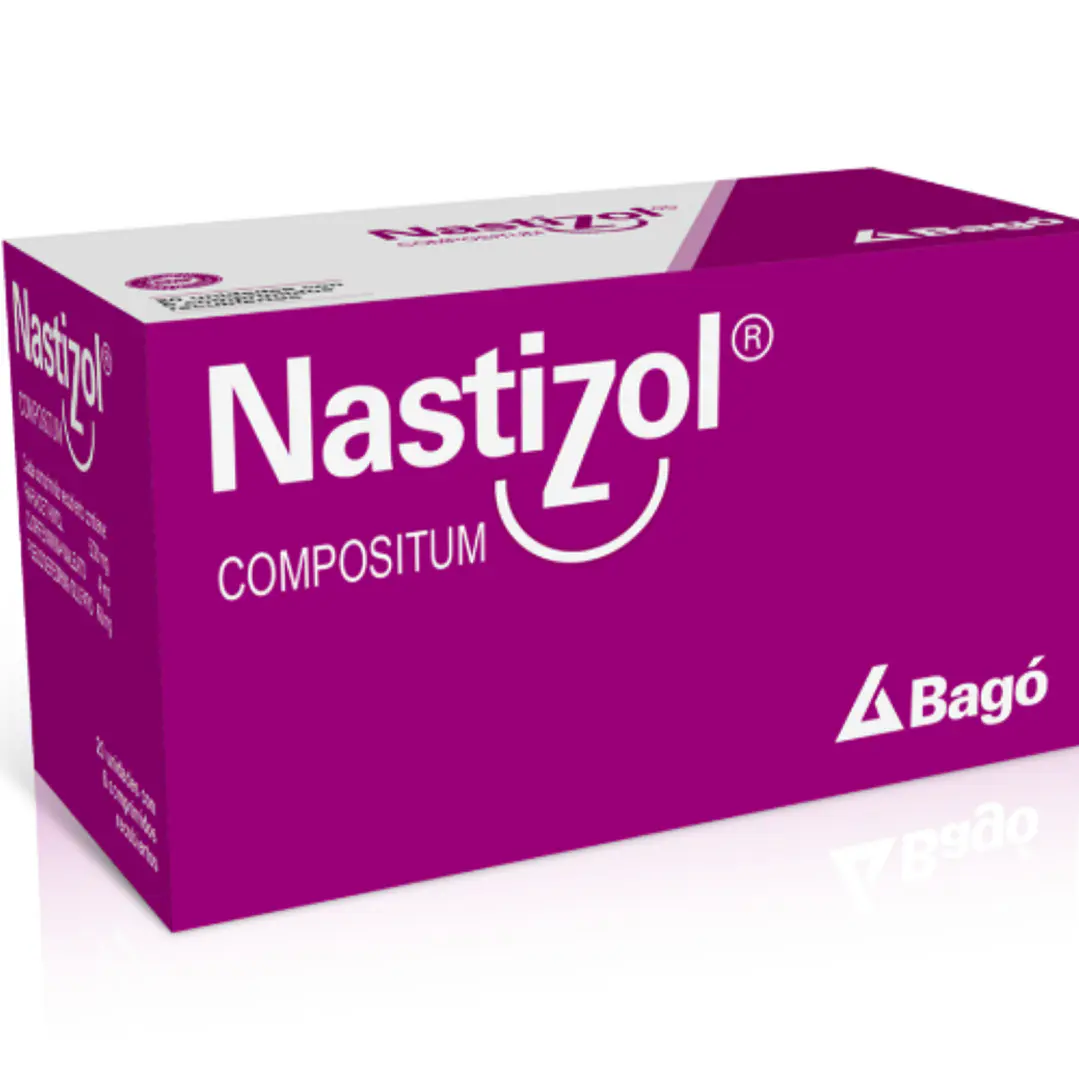 Nastizol Compuesto  6 Comprimidos. Caja de 20 Unidades. 1
