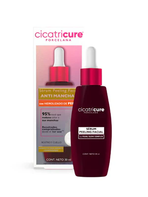 Cicatricure Sérum porcelana peeling facial 30 ml.