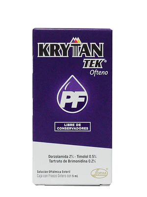 Krytan Tek Ofteno PF Solución oftálmica 5 ml.