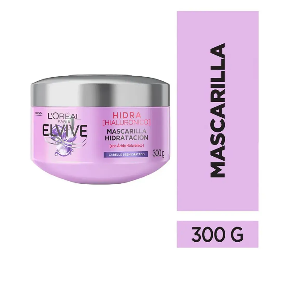 Elvive Mascarilla de hidratación Hidra hialurónico 300 ml. L'oréal 1