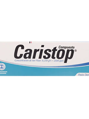 Crema dental Caristop Bi-fluorada 100 g.
