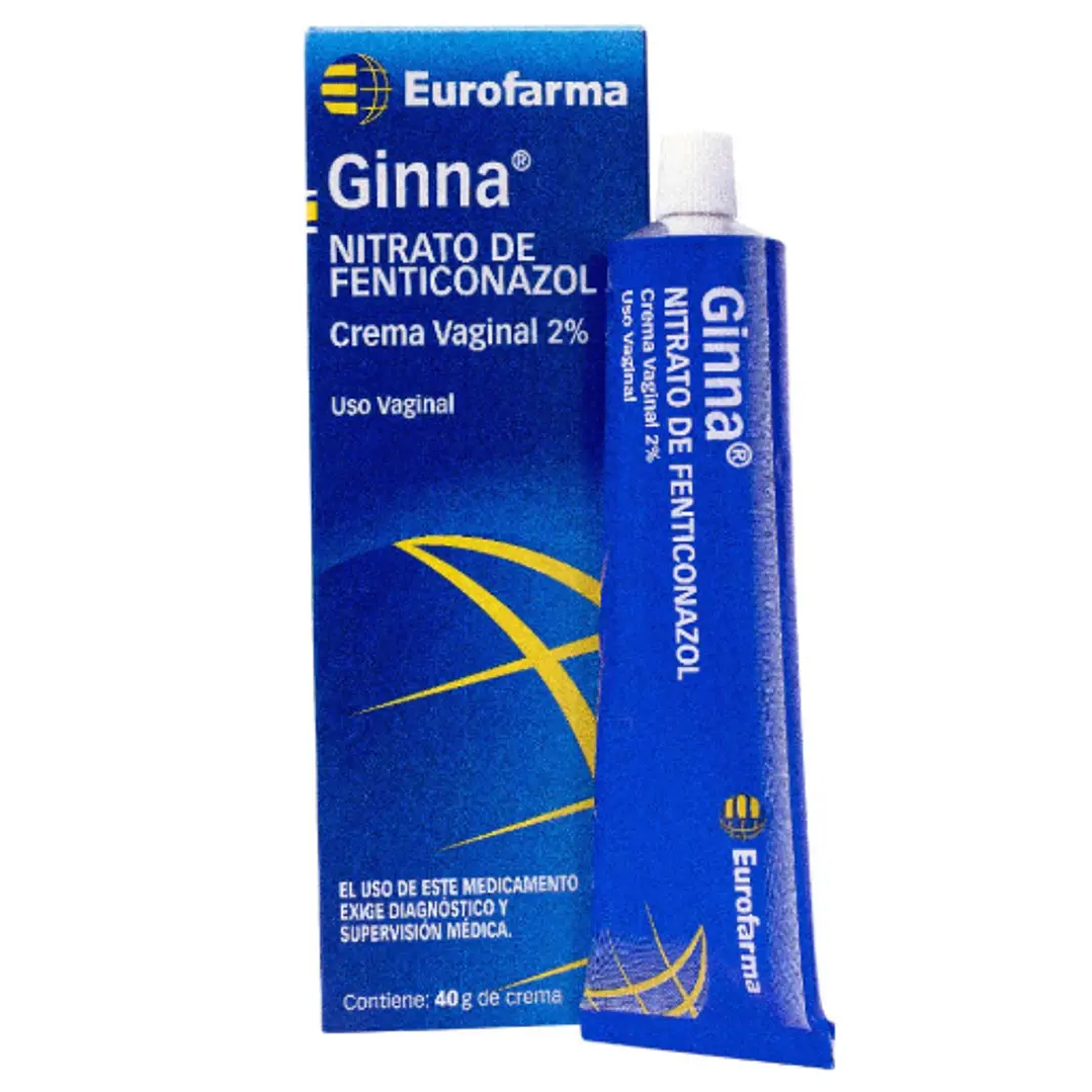 Ginna Nitrato de fenticonazol 2% Crema vaginal 40 g. 1