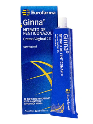 Ginna Nitrato de fenticonazol 2% Crema vaginal 40 g.