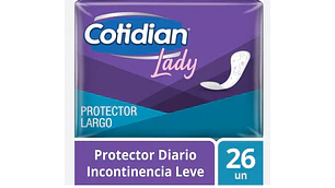 Cotidian Protector diario largo lady 26 Unidades.
