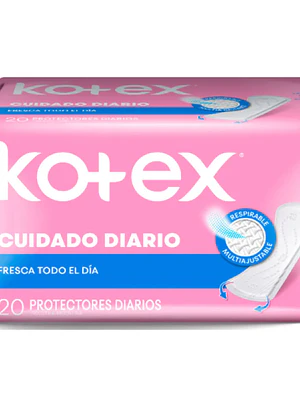 Kotex Protectores diarios 20 Unidades.