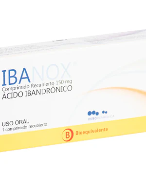 Ibanox (B) Ácido ibandrónico 150 mg 1 Comprimido recubierto.