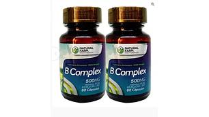 B- Complex 500 mg 60 Cápsulas. Natural Farm