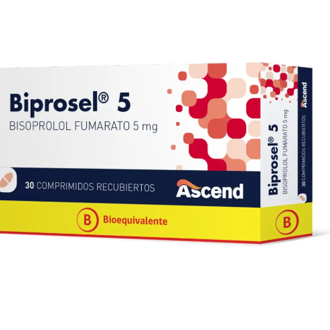 Biprosel (B) Bisopropol 5 mg 30 Comprimidos recubiertos. 1