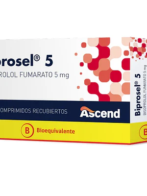 Biprosel (B) Bisopropol 5 mg 30 Comprimidos recubiertos.