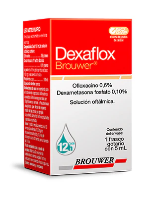 Dexaflox Solución oftálmica 5 ml. Uso veterinario