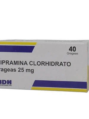 Imipramina clorhidrato 25 mg 40 Comprimidos. BPH