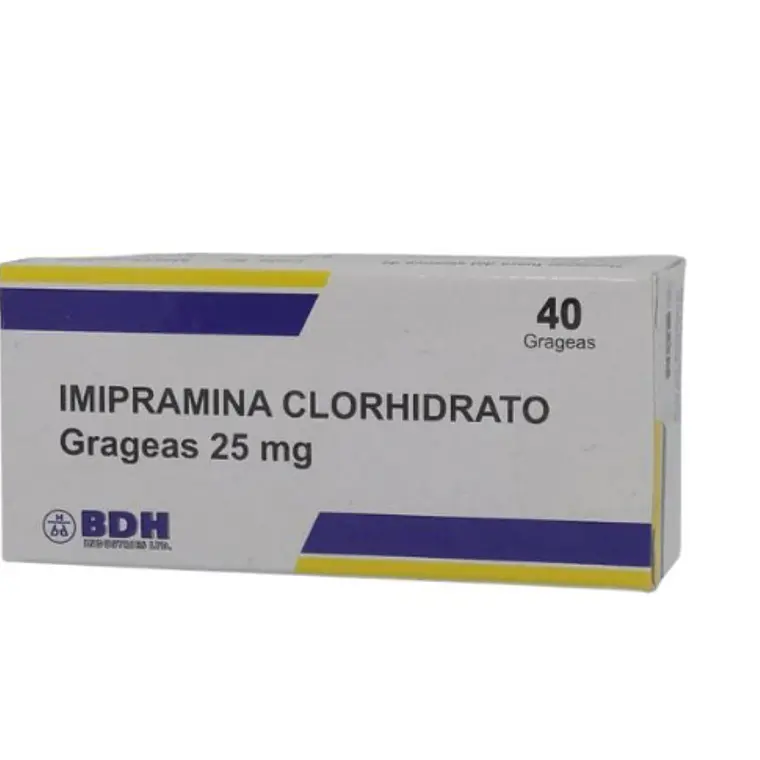 Imipramina clorhidrato 25 mg 40 Comprimidos. BPH 1