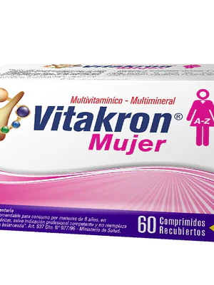 Vitakron Mujer 60 Comprimidos recubiertos.