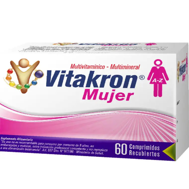 Vitakron Mujer 60 Comprimidos recubiertos. 1