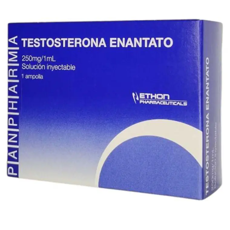 Testosterona Enantato 250 mg/ml  Solución inyectable 1 Ampolla. Ethon 1