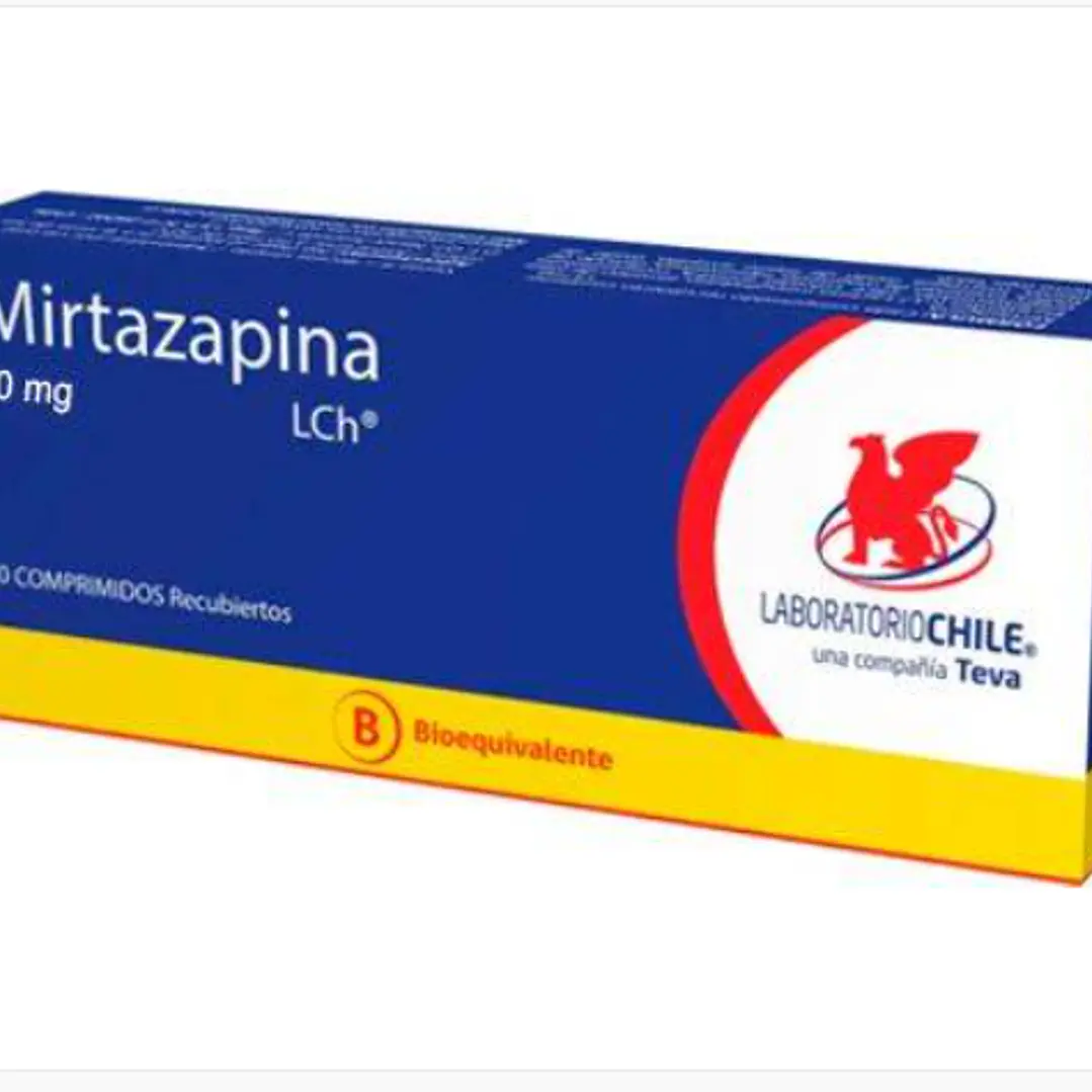 Mirtazapina (B) 30 mg 30 Comprimidos recubiertos. 1