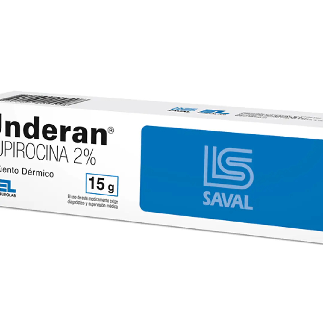 Underan ungüento al 2%, pomo de 15 gramos. (Mupirocina) 1