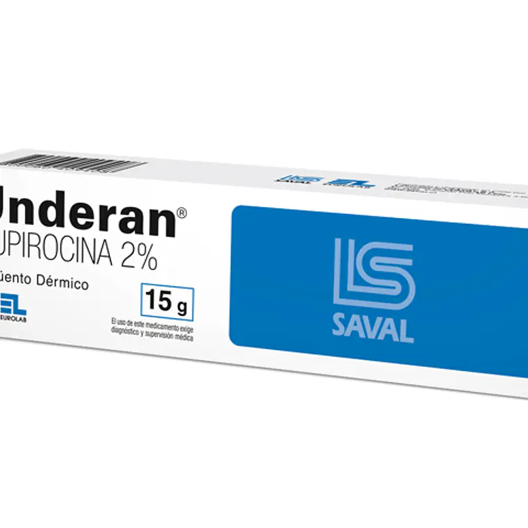 Underan Mupirocina 2 % Ungüento dérmico 15 g. 1