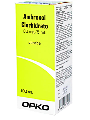 Ambroxol Clorhidrato 30 mg / 5 ml Jarabe 100 ml. Opko