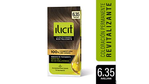 Tinte para el cabello Ilicit Revitalizante 6.35 Avellana.