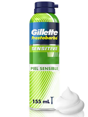 Gillette Prestobarba espuma de afeitar Foamy Piel sensible 155 ml