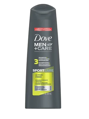 Dove Shampoo Men+care 3 en 1 Sport active Fresh 400 ml.