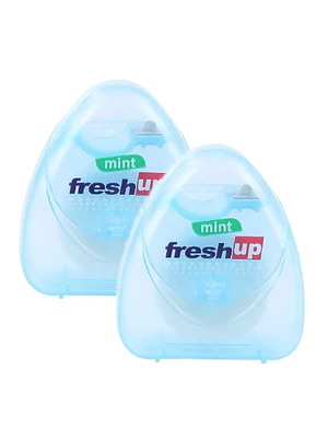 Hilo dental Fresh Up 50 metros Mentolado 2 Unidades.