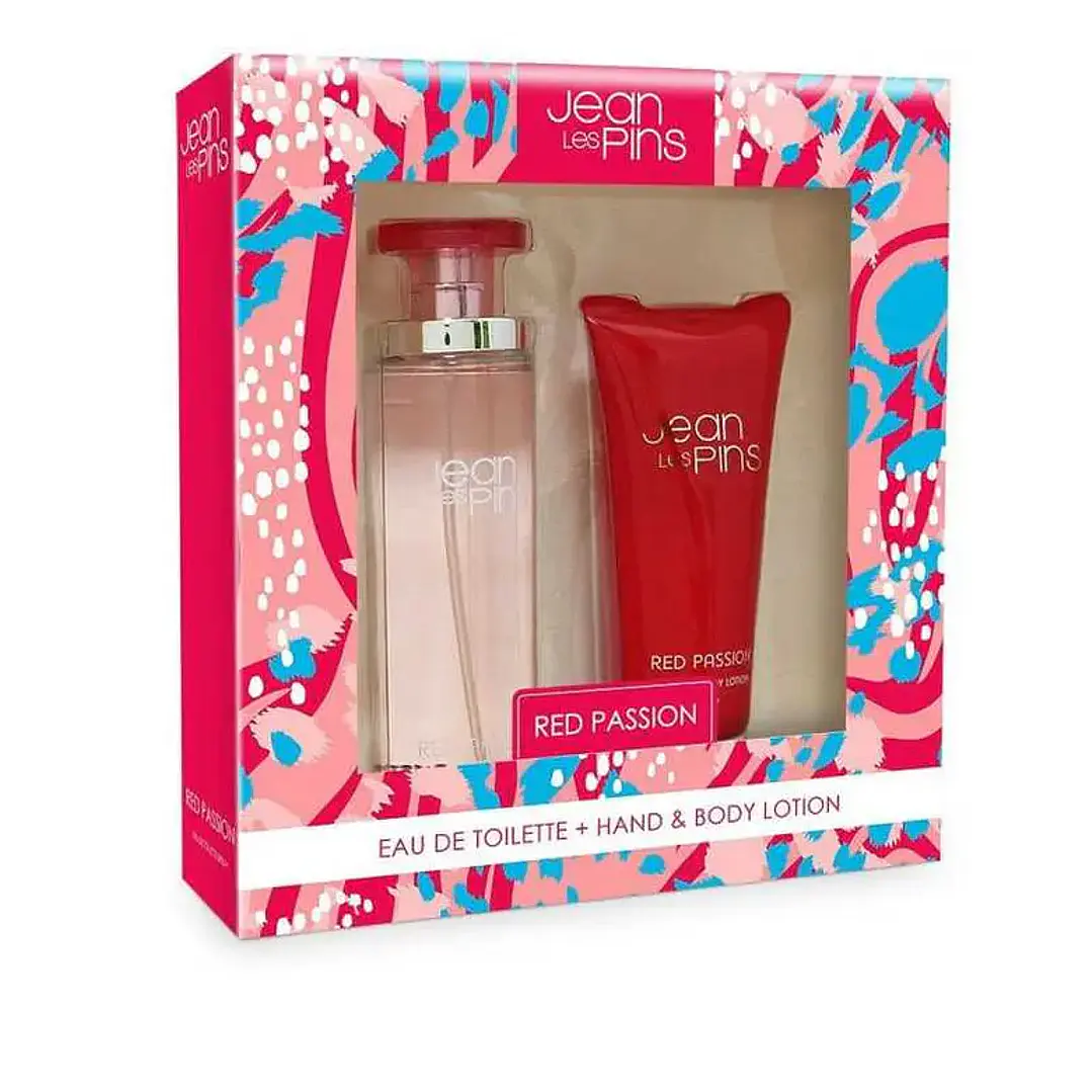 Estuche Red passion Fragancia 100 ml + Crema 75 g. Jean les Pins 1
