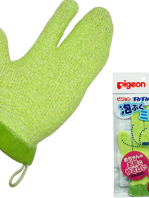 Guante de ducha con chitopoly. Pigeon