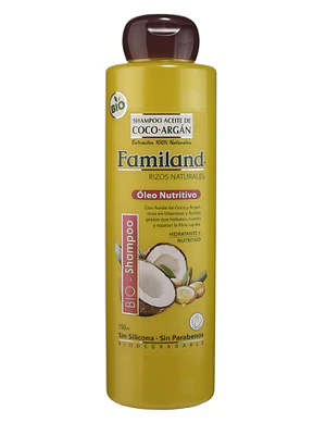 Familand Shampoo Aceite Coco-Argán 750 ml.