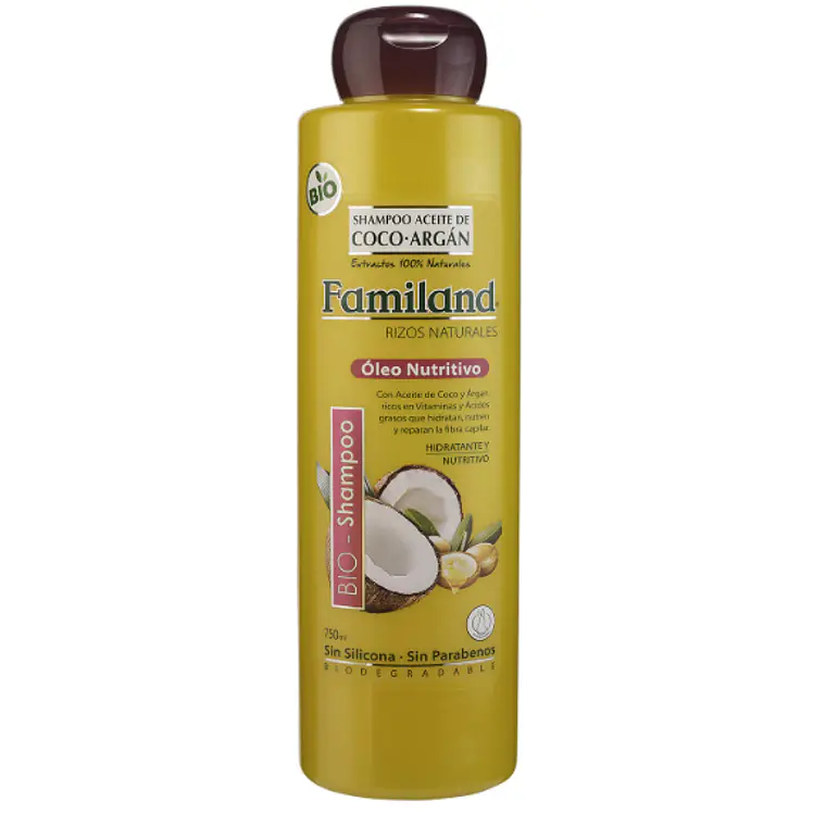 Familand Shampoo Aceite Coco-Argán 750 ml. 1